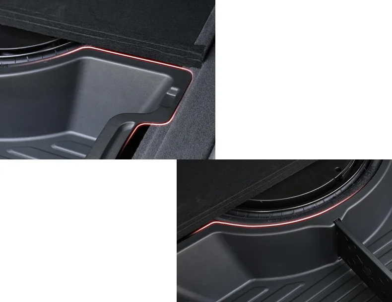 Lsrtw2017, АБС-пластик, Автомобильный багажник для хранения пластина для Audi Q5 2008 2009 2010 2011 2012 2013 аксессуары для интерьера