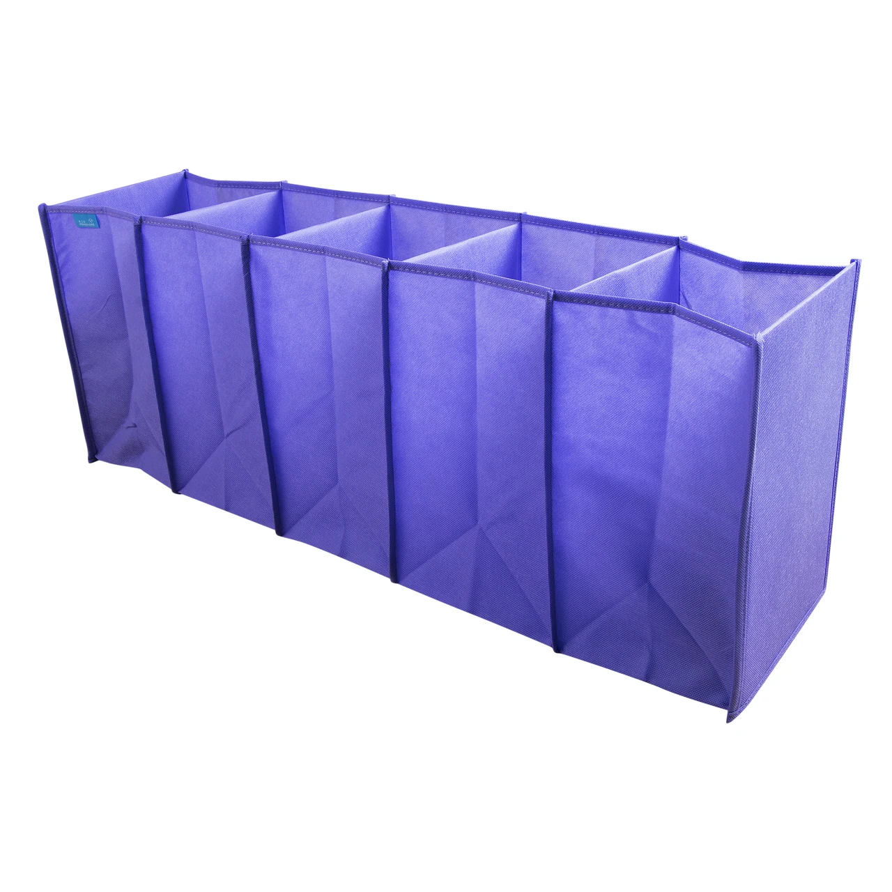 Горячая Распродажа: 5-полка ткань висящие Полки Шкаф для одежды шкаф для хранения обуви одежда аккуратные одежды органайзер для хранения ткани сумка складная - Цвет: purple