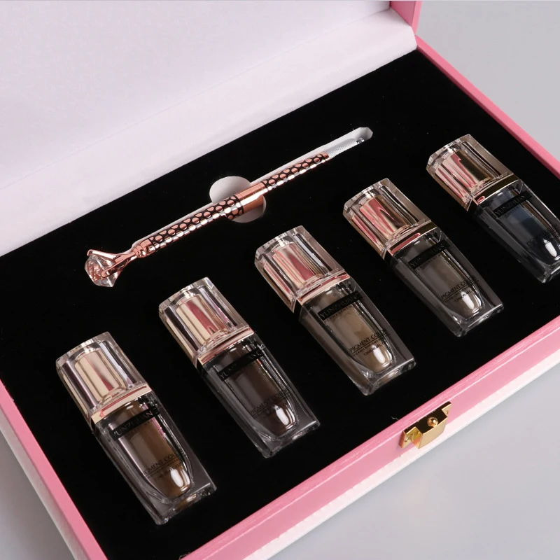 HTHL-Microblading пигмент Органическая натуральная паста T-Attoo цвета чернил для перманентного макияжа 3D вышивка бровей/губ T-Attoo Suppli