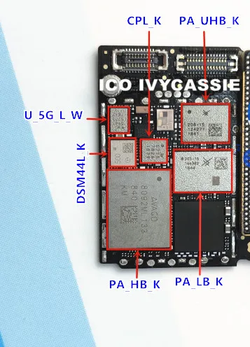 8092M PA_HB_K 170-21 PA_LB_L 203-15 PA_LB_K 208-15 PA_UHB_K 13775 S775 CPL_K 76018 For iPhone XS MAX XR Power Amplifier IC | Электронные