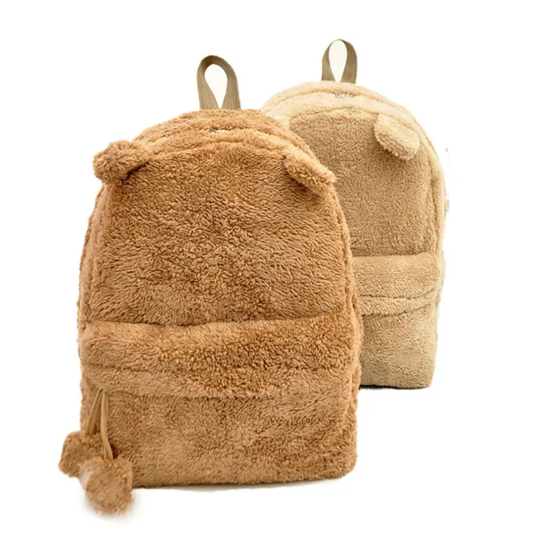 Women Backpacks Panda Designer Tote-Shoulder Plush-Rucksack Travel Fashion Cute Youth