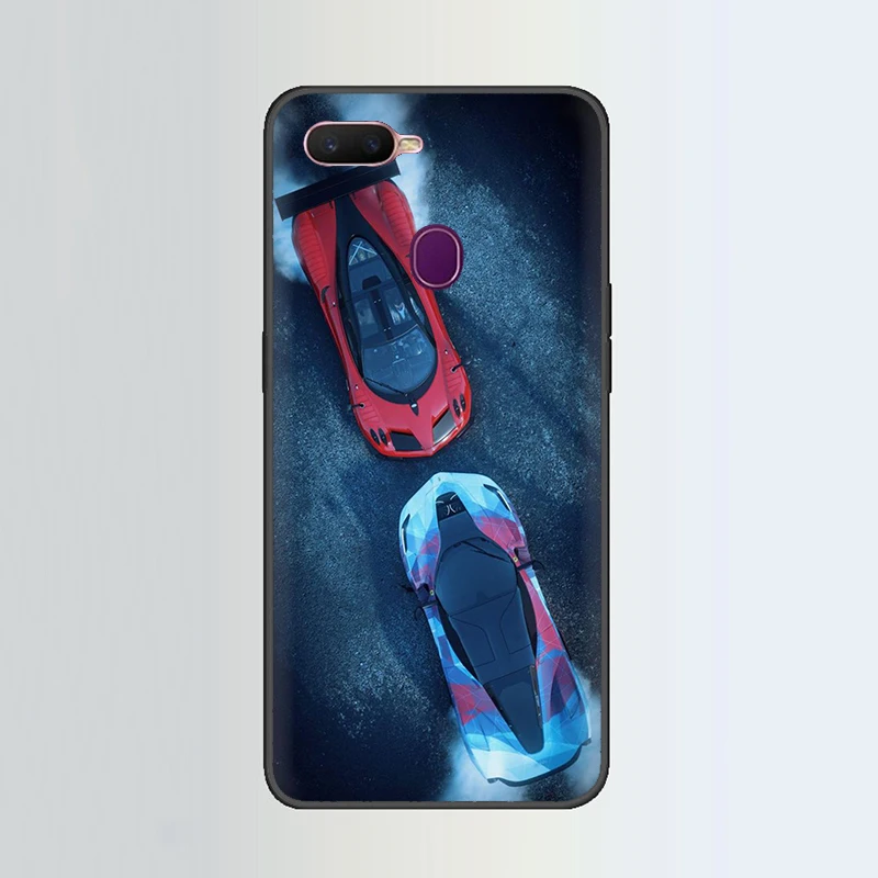 Cool sports car Silicone phone case for OPPO A1K A5 A9 Reno Z 2 10X Realme 2 A5 3 5 Pro Q X Lite - Color: B6