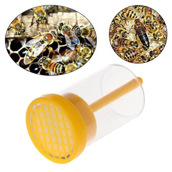 

Bee Queen Marking Cage Marker Catcher Plastic Bottle Beekeeper Tool Non-toxic and Safe Beekeeping Equipment For Capture Bee