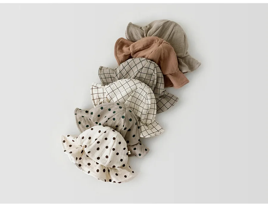 2022 New Baby Hat Summer Infant Baby Accessories Girl Beach Sun Hat Outdoor Big Brim Kids Toddler Girl Bucket Cap Bonnet Enfant