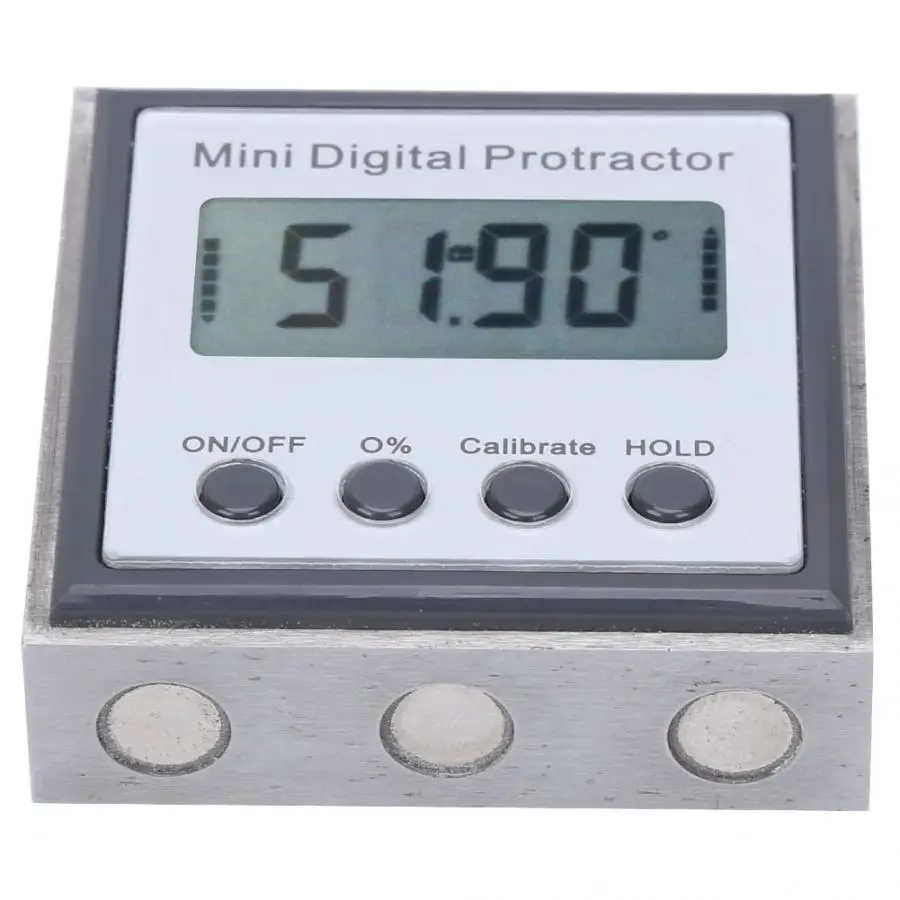Цифровой угломер и уровень 4x90 градусов цифровой транспортир электронный