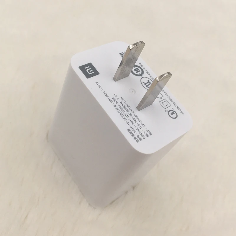 XIAOMI 18 Вт QC3.0 США ЕС быстрое зарядное устройство адаптер быстрой зарядки Micro / USB C