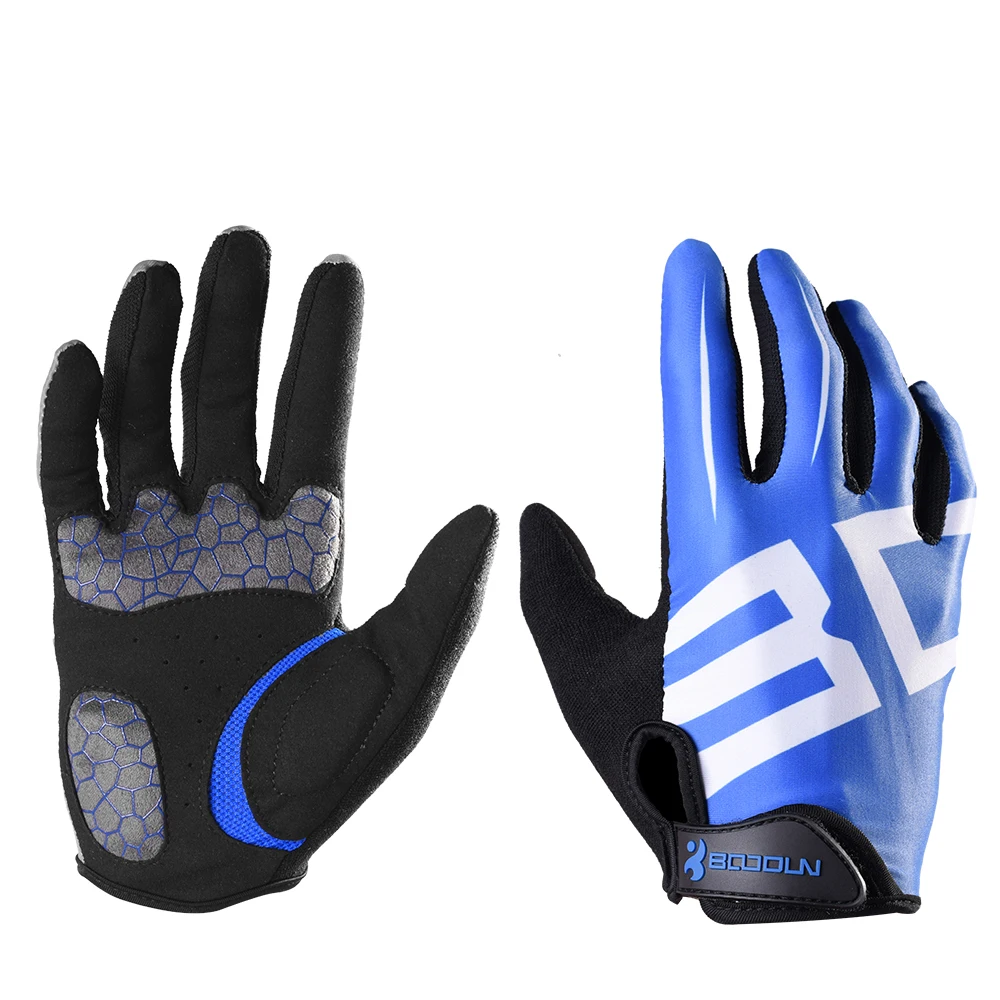 ST019-blue Roidismtor, спортивные перчатки, велосипедные перчатки для велосипеда, Нескользящие, на липучке, дышащие, MTB, велосипедные перчатки, дорожные, Guantes, Ciclismo Luvas - Цвет: ST019-blue