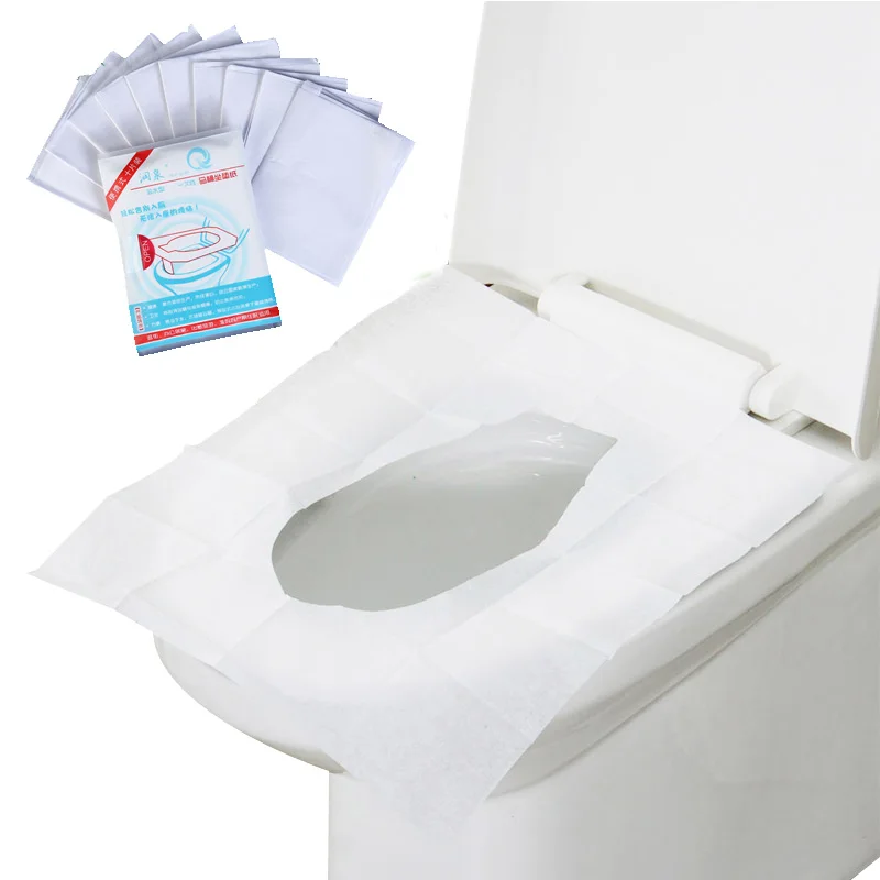 10PCS/SET Travel Disposable Waterproof Portable Travel Toilet Seat Cover Safety 