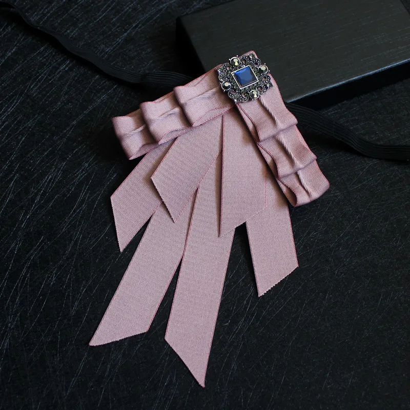 Handmade Bow Tie Мужская и женская рубашка с воротником и горным хрусталем, сплав, галстук-бабочка, новинка, Свадебный, деловой, Рождественский галстук, галстук, Униформа, лента, галстук-бабочка - Цвет: Handmade Bow Tie