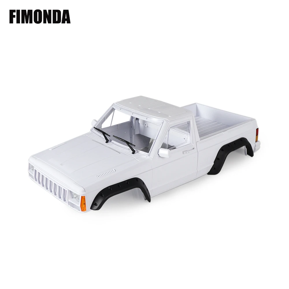 

1/10 RC Car Hard Plastic Body Shell Kit 313mm Wheelbase Cherokee Pickup Truck for Crawler Axial SCX10 90046 90047 RGT 86100