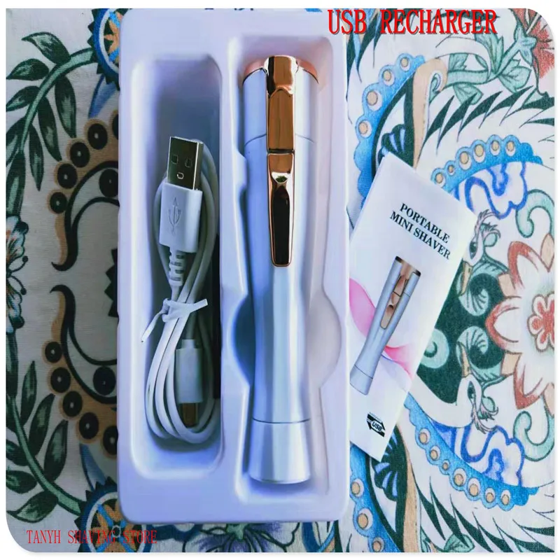 USB Бритва для девочек Бритва для лица Бритье под руку бритье, удаление волос маленькая бритва губная помада бритва Женская бритва удаление shair