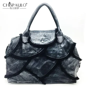 

Brand Women Bag Messenger Bag Genuine Leather Women Handbag Patchwork Shoulder Bag Famous Design Women Crossbody Bag Casual Tote