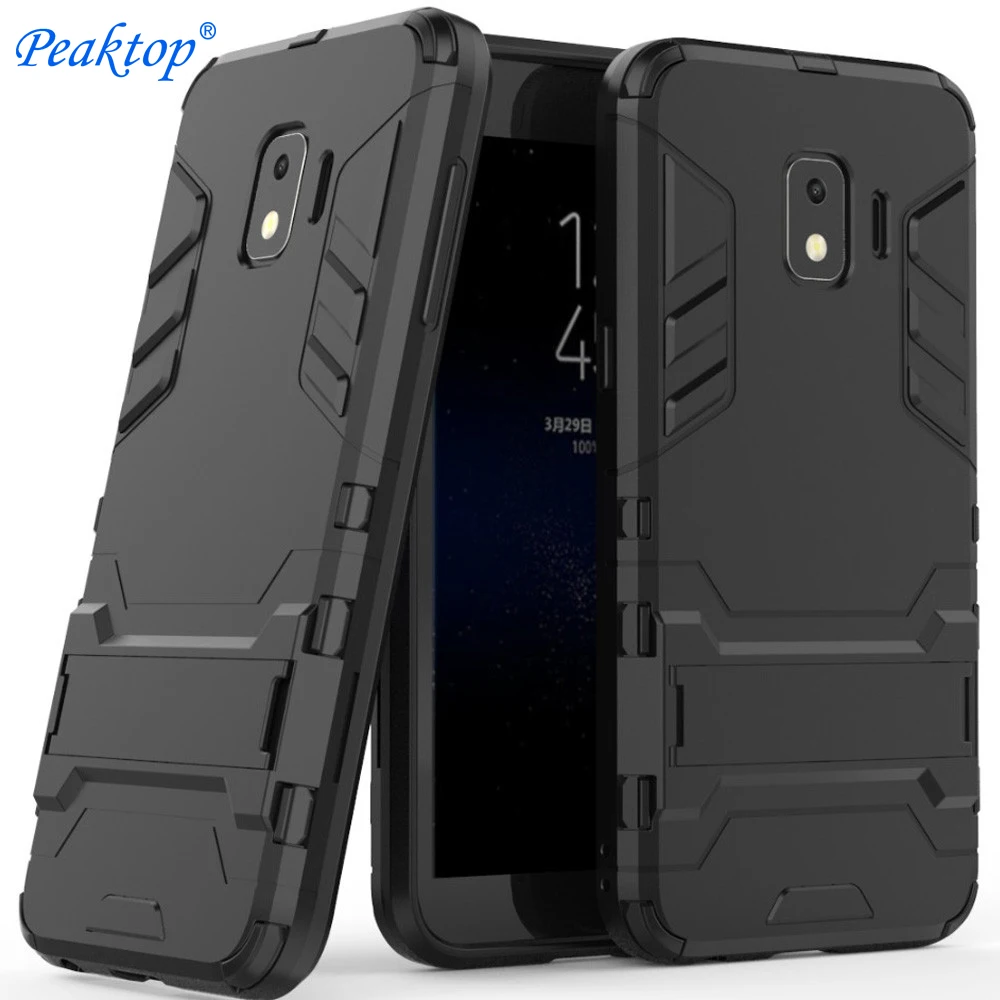 Для samsung Galaxy J2 Core чехол PC + Силиконовый противоударный 3D защитный для J2core SM-J260 J260f