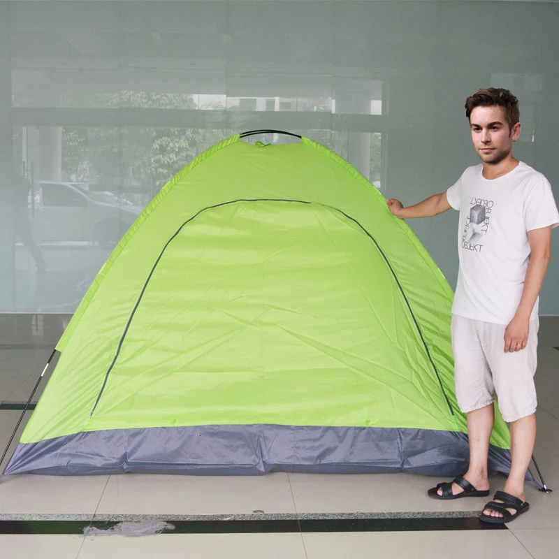 3-4 Person Large Double Layer Tent for Outdoor Camping Hiking Hunting Fishing Travel Picnic Tourist Emergency Tent 320x210x145cm (14)