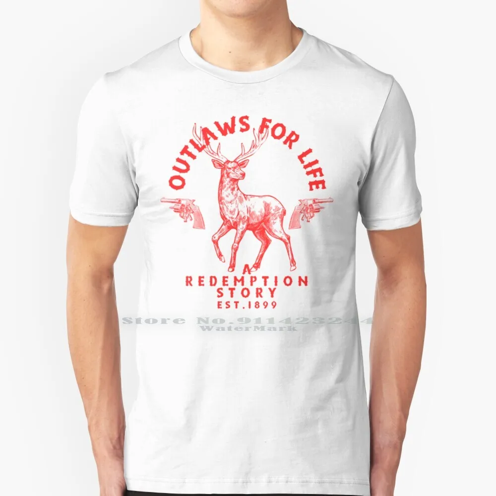 Outlaw For Life T Shirt Cotton 6Xl Rdr2 Redemption 2 Arthur Morgan