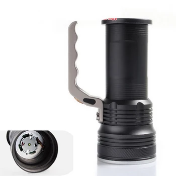 

XM-L Q5 handle High end rechargeable LED flashlight direct charging focus searchlight waterproof long range flash lamp