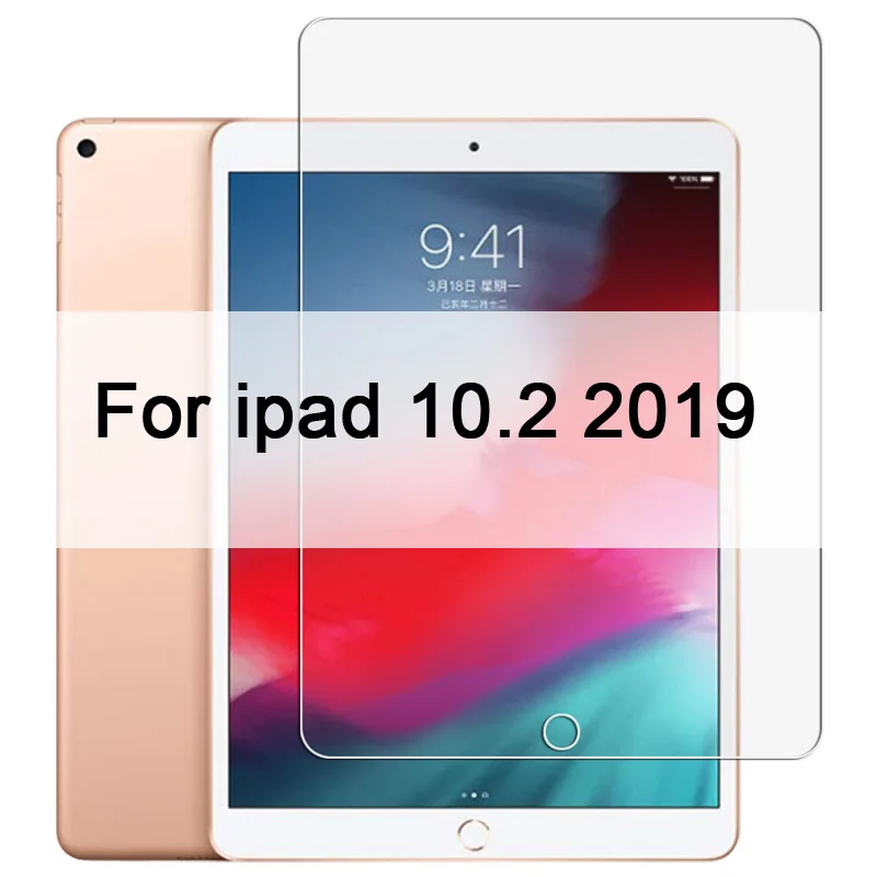 Защита экрана 9H для iPad 10,2 дюймов 2.5D полное покрытие закаленное стекло для iPad Pro 11 Air 2 3 MiNi 5 4 3 2 стекло - Цвет: For ipad 10.2 2019