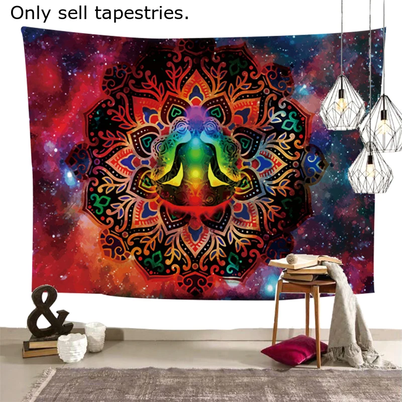 Tapestry 1 Украшения для дома, торжественные буддийские верования, узор, живопись, полиэстер, гобелен, Настенный декор, икрафт - Цвет: Tapestry 1