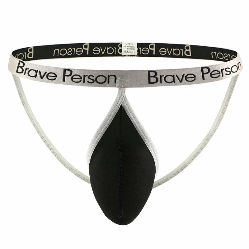 Новинка мужское нижнее белье BRAVE PERSON сексуальные трусы-брифы джоки с мешочком для