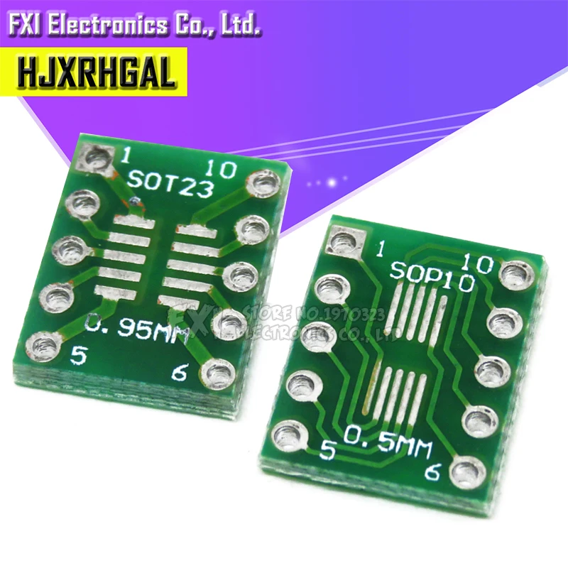 10 шт. SOT23 MSOP10 SOP10 UMAX к DIP10 плата передачи DIP Pin шаг адаптер igmopnrq|adapter dip|adapter boardadapter pin |