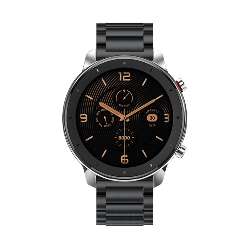 22 мм металлический браслет для Amazfit GTR ремешок для Huami Amazfit gtr Stratos Смарт-часы ремешок для часов