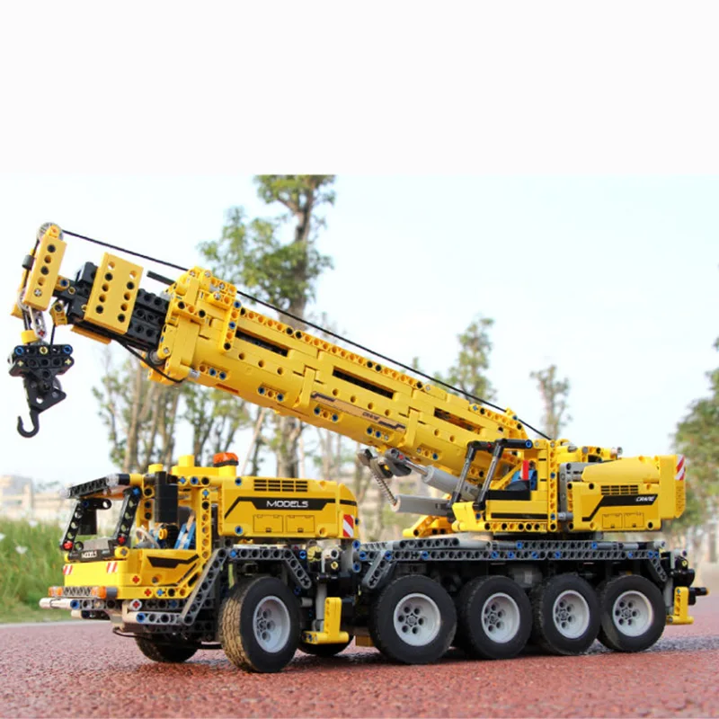 Форма King 13107 Technic серия Мотор мощность передвижной подъемный кран Mk II модель автомобиля строительные наборы блоки кирпичи рождественские подарки игрушки
