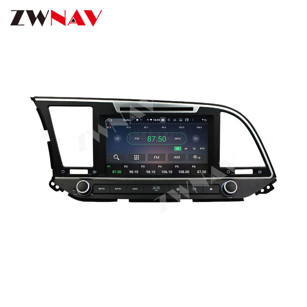 128GB Carplay 2 Din For Hyundai Elantra 2015 2016 2017 2018 Android Multimedia Player Audio Radio GPS Navi Head Unit Auto Stereo