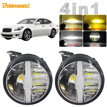 

Car Multifunction LED Lamp Fog Light Headlight High Low Beam DRL With Harness Wire 12V For Infiniti M M25 M37 M56 2011 2012 2013