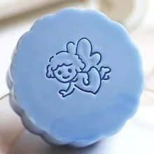 Цветочная фея, чистое мыло ручной работы, штамп, маленький ангел, прозрачное натуральное мыло, штампы с ручкой, акриловое мыло, печать на заказ