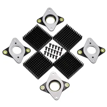 

4Set For Nema 17 Metal Vibration Damper Rubber Heatsink for 42 Stepper Motor