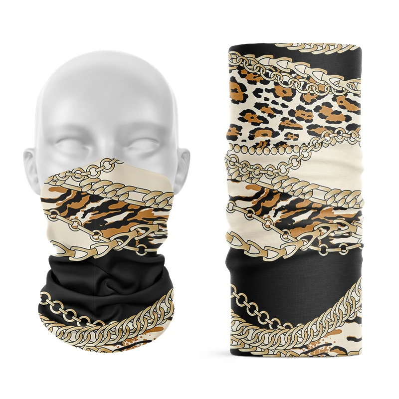 Funny Pattern Creative 3D Printed Spring Women Ring Scarf Magic Sports Outdoor Cycling Dustproof Designer Tubular Bandana |