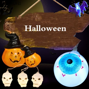 

3M/6M Halloween Pumpkin Taro Remote LED String Light Garden Family Party Decoration Holiday String Light Remote Control Battery