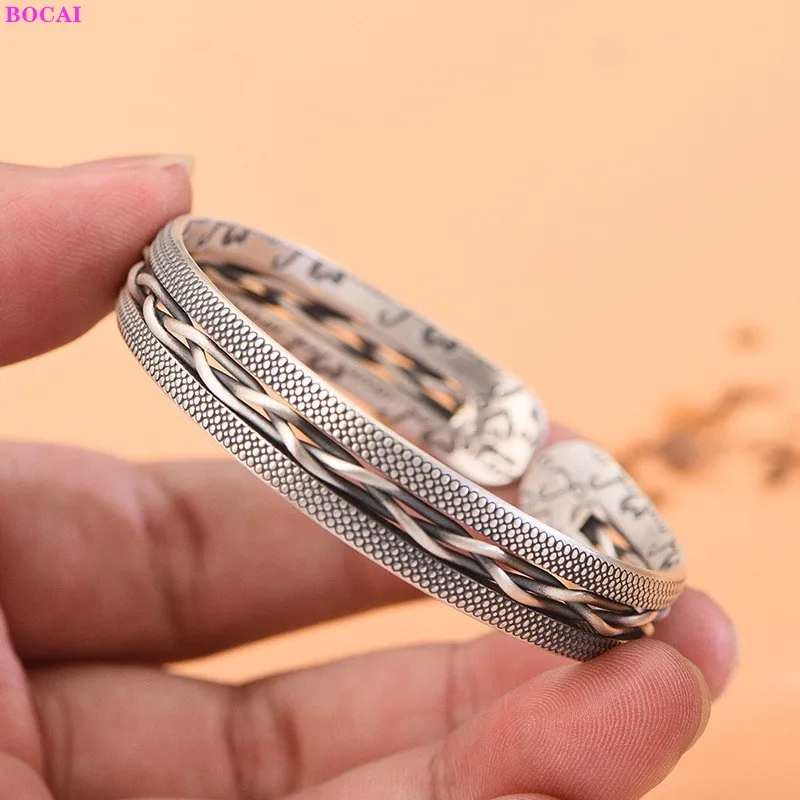 92.5 Sterling Silver Cuff Bracelet, Size: Adjustable at Rs 7/gram in Jaipur