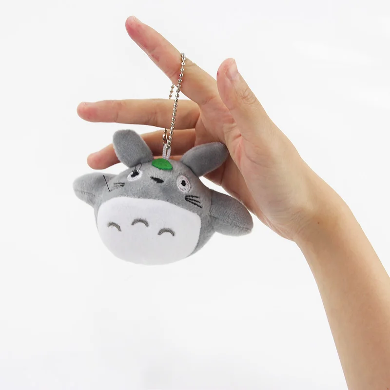 P 6cm 5-10 см мини Мой сосед Тоторо Kawaii аниме JiJi Cat плюшевый рюкзак подвески мягкая игрушка кукла брелок для детей подарок - Цвет: P 6cm