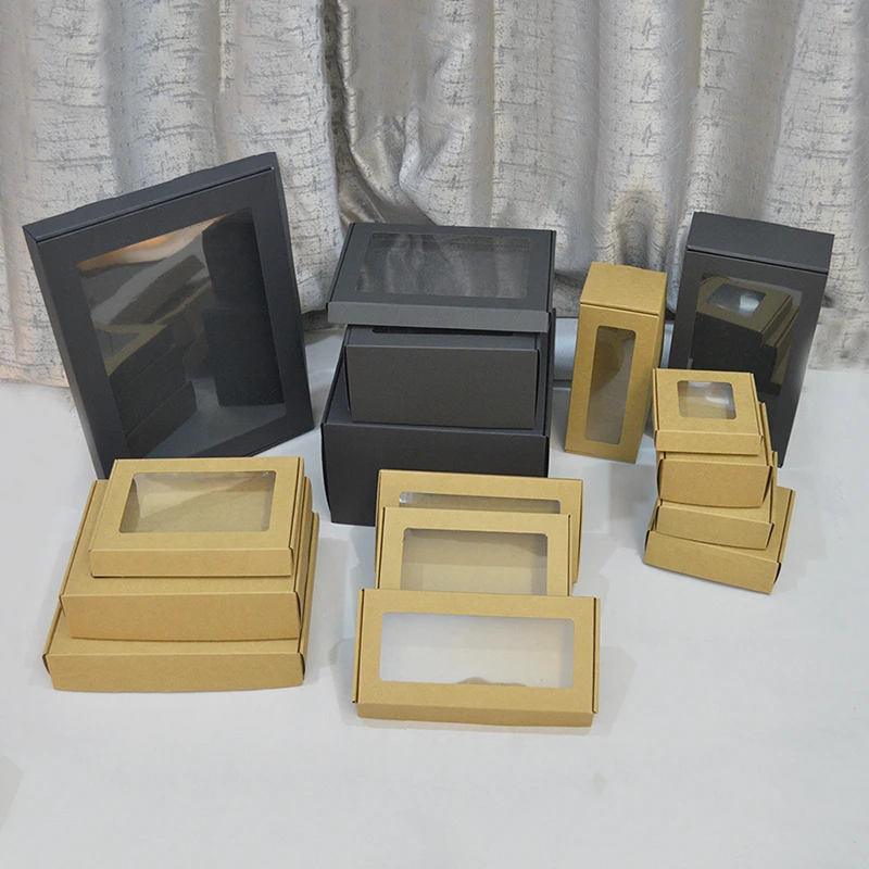 16 size gift paper box with window