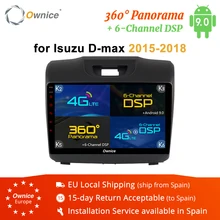 Ownice K1 K2 K3 K5 K6 " Android 9,0 2 Din автомобильный радиоприемник gps-навигация, dvd-плеер Autostereo для ISUZU D-MAX- 4 г пусть DAB