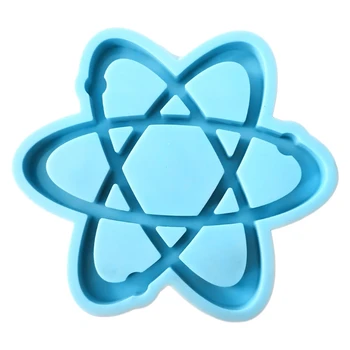 

Satellite Pattern Coaster Epoxy Resin Mold DIY Craft Tool Cup Mat Silicone Mould R2LE