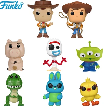 

FUNKO POP Toy Story 4 Forky Rex Ducky Woody Brinquedos Vinyl Action Figures Cartoon Collection Model Anime Toys Gifts 2F09