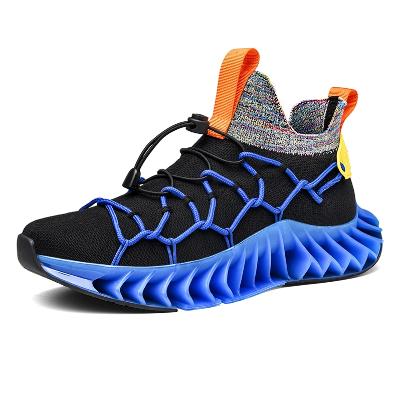Fashion Running Shoes Men High Quality Mesh Reflective Sneakers Outdoor Antiskid Damping Outsole Trainers Male Big Size39-46 | Спорт и