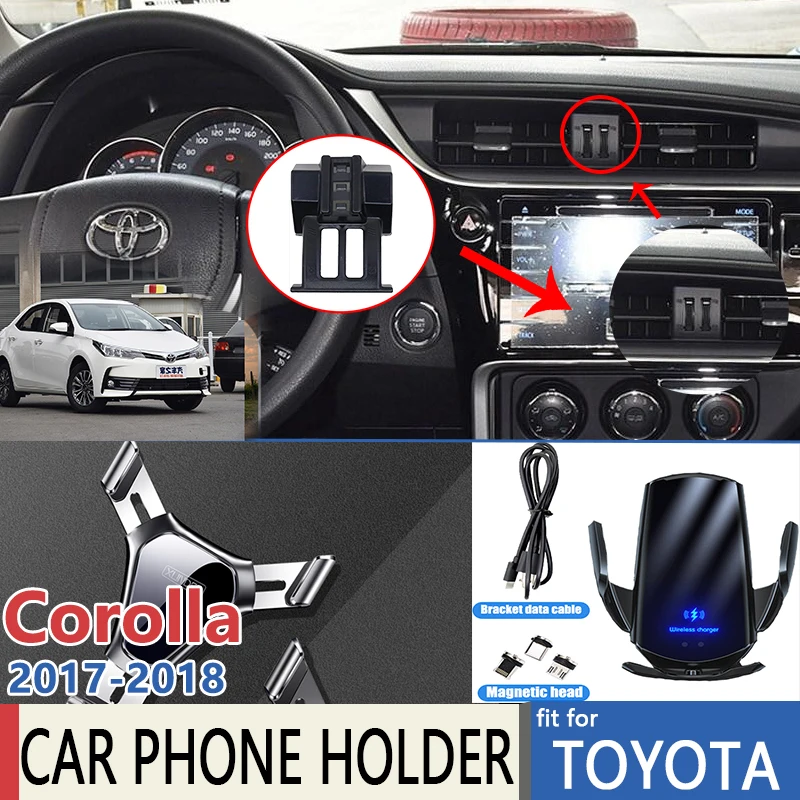 Автомобильный держатель для телефона Toyota Corolla E160 E170 2017 2018 - Цена: 422,23 - 1 908,14 руб.