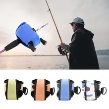 Outdoor Portable Fishing Reel Bag Anti-slip Multicolor Magic Sticker Water Drop Reel Case Protective Sleeve Drum Wheel Bag
