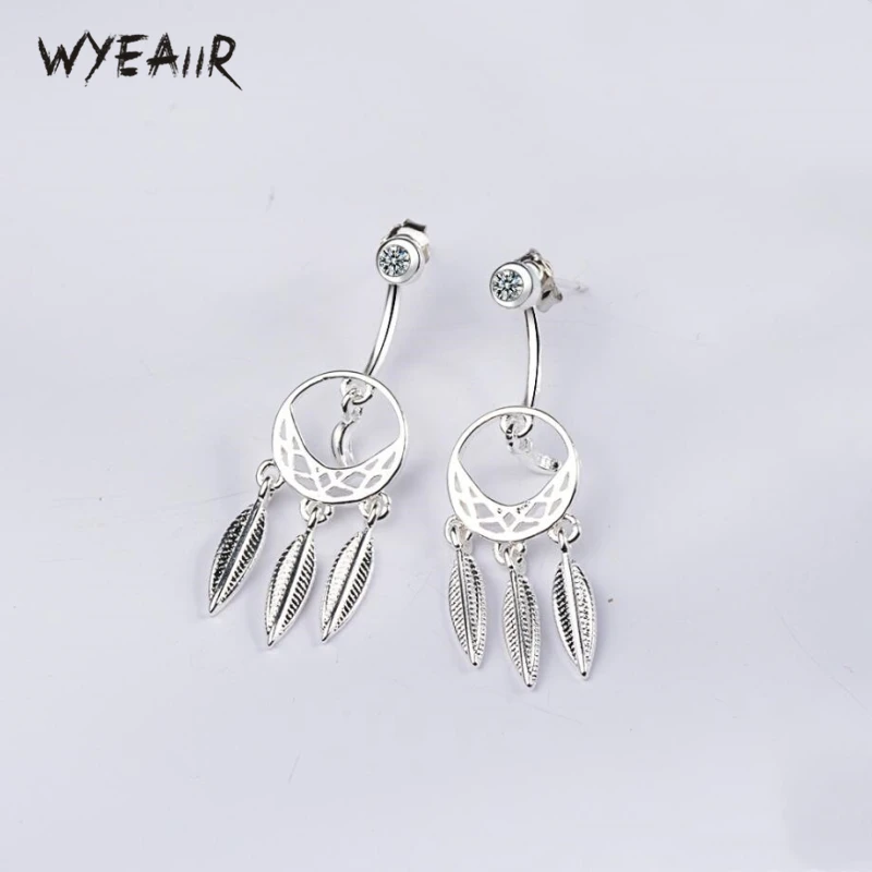 Женские серьги подвески WYEAIIR из стерлингового серебра 925 пробы в Корейском