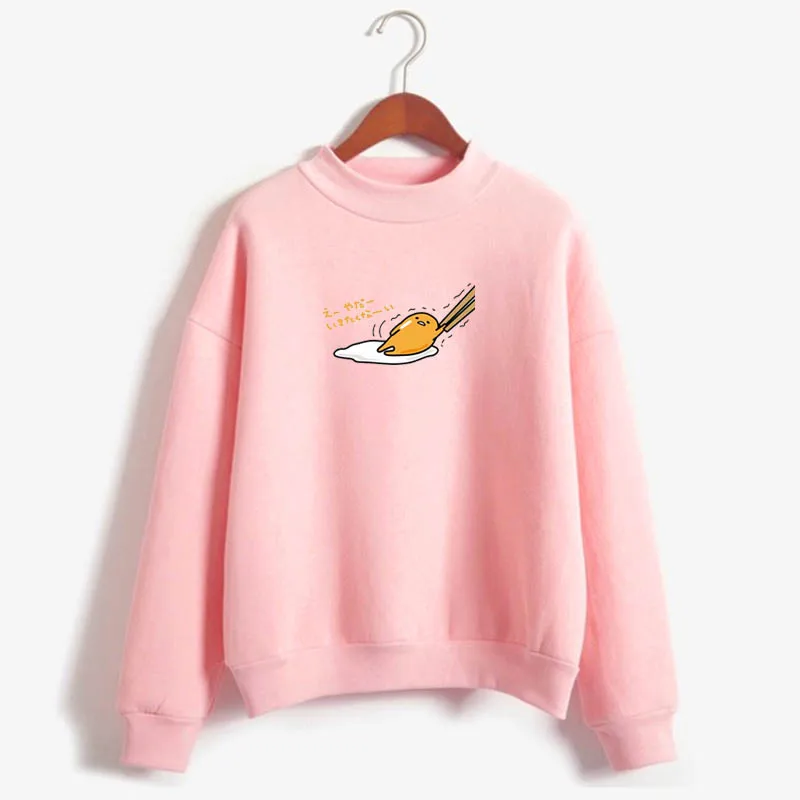  2019 autumn and winter version of the Warm top lazy egg hoodie cute cartoon kawaii jersey women's H