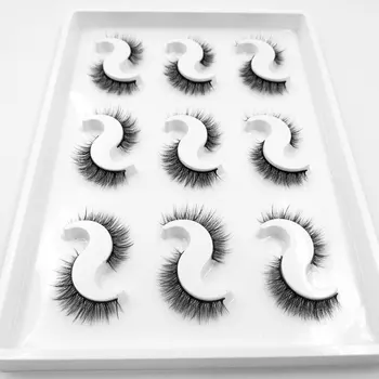 

NEW 9 pairs 3D Mink Lashes Natural False Eyelashes Dramatic Volume Fake Lashes Makeup Eyelash Extension Silk Eyelashes