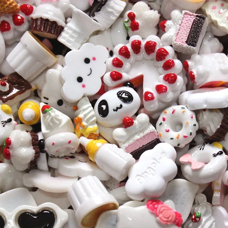 10 шт. миниатюрные смолы Diy Фрукты торт конфеты поставки дополнение слизи Lizun аксессуары чехол для телефона украшения для слизи наполнитель E