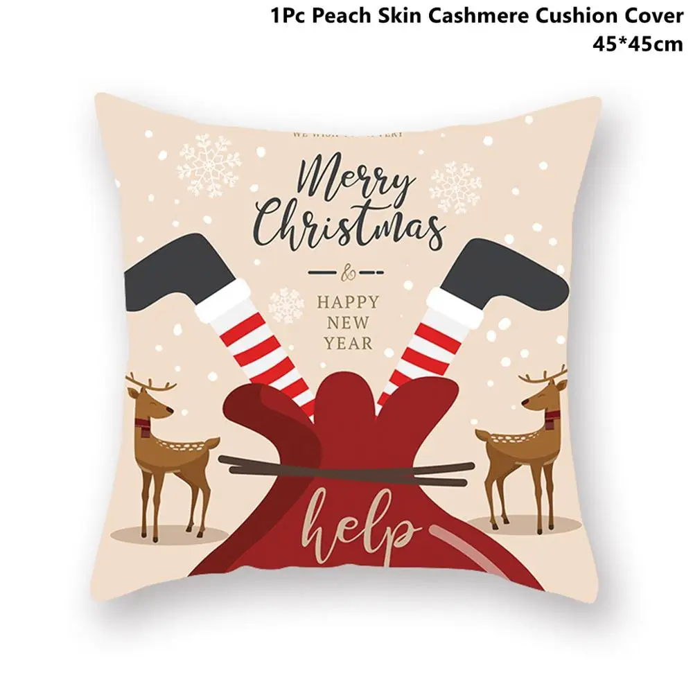 Xmas Pillowcase 16 Taoup мультяшная Рождественская наволочка, рождественские украшения, Рождественское украшение для дома Noel, новогодние подарки для детей Navidad - Цвет: Xmas Pillowcase 16