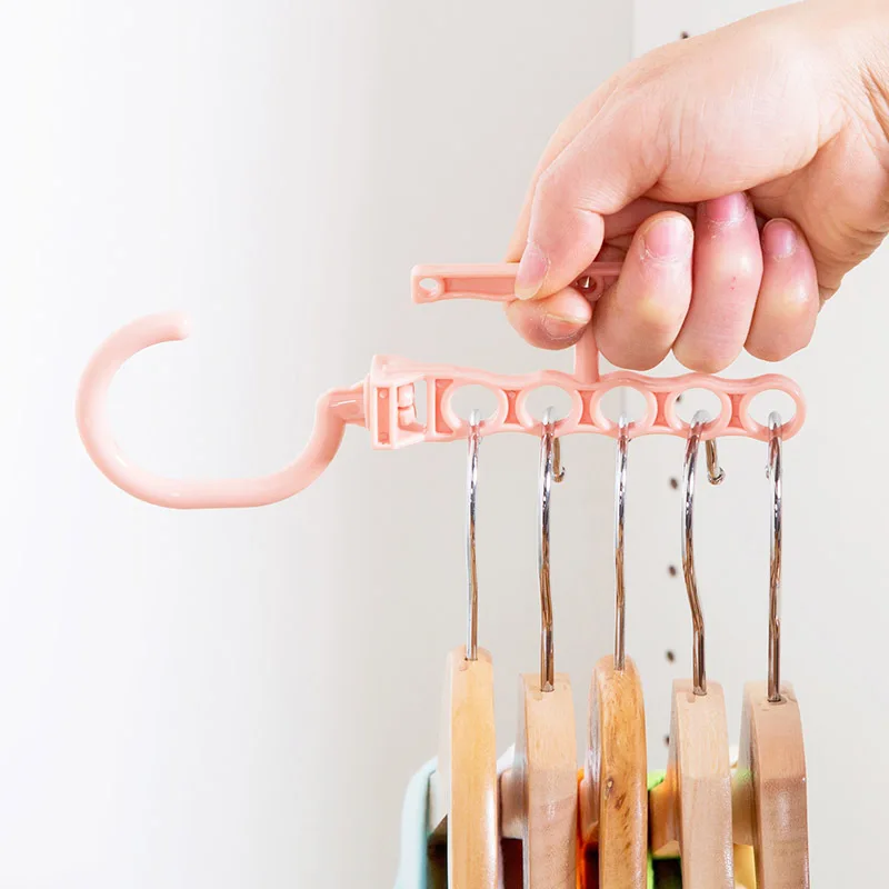 Пластиковая 5 круг многослойная ветрозащитная вешалка для одежды органайзер