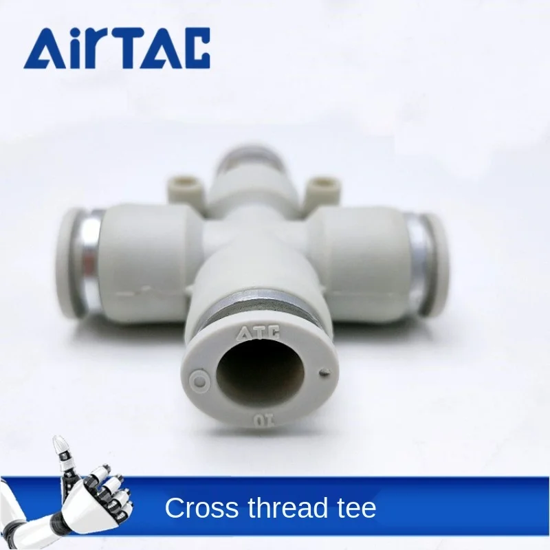

Airtac cross threaded four-way quick plug connector PZB6 8 10 12-01 02 03 04