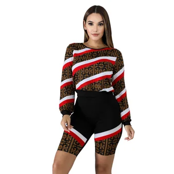 

Summer Autumn Women Two Piece Set Top and Pants Plus Size Tracksuit Sweatsuit Outfit Long Sleeve Fashion Hoodie and Shorts