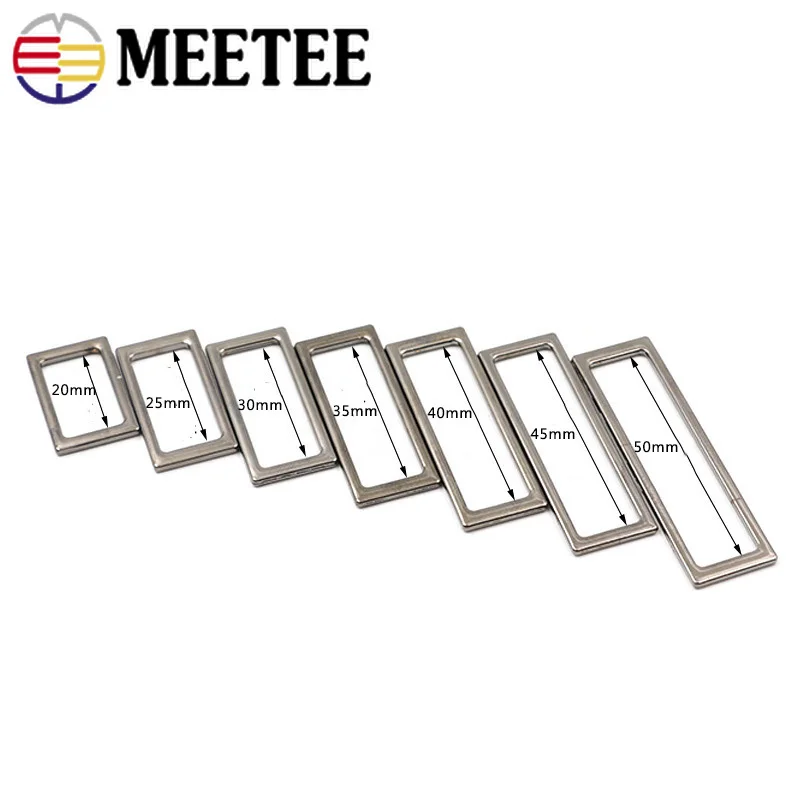 Meetee 10 шт. 20-40 мм Металлические Аксессуары для багажа уплотнительное кольцо сумка с пряжкой рюкзак «сделай сам» кожевенное ремесло ремень подвесной декор материал